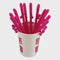 Penis Straws Pink/Red 12pc